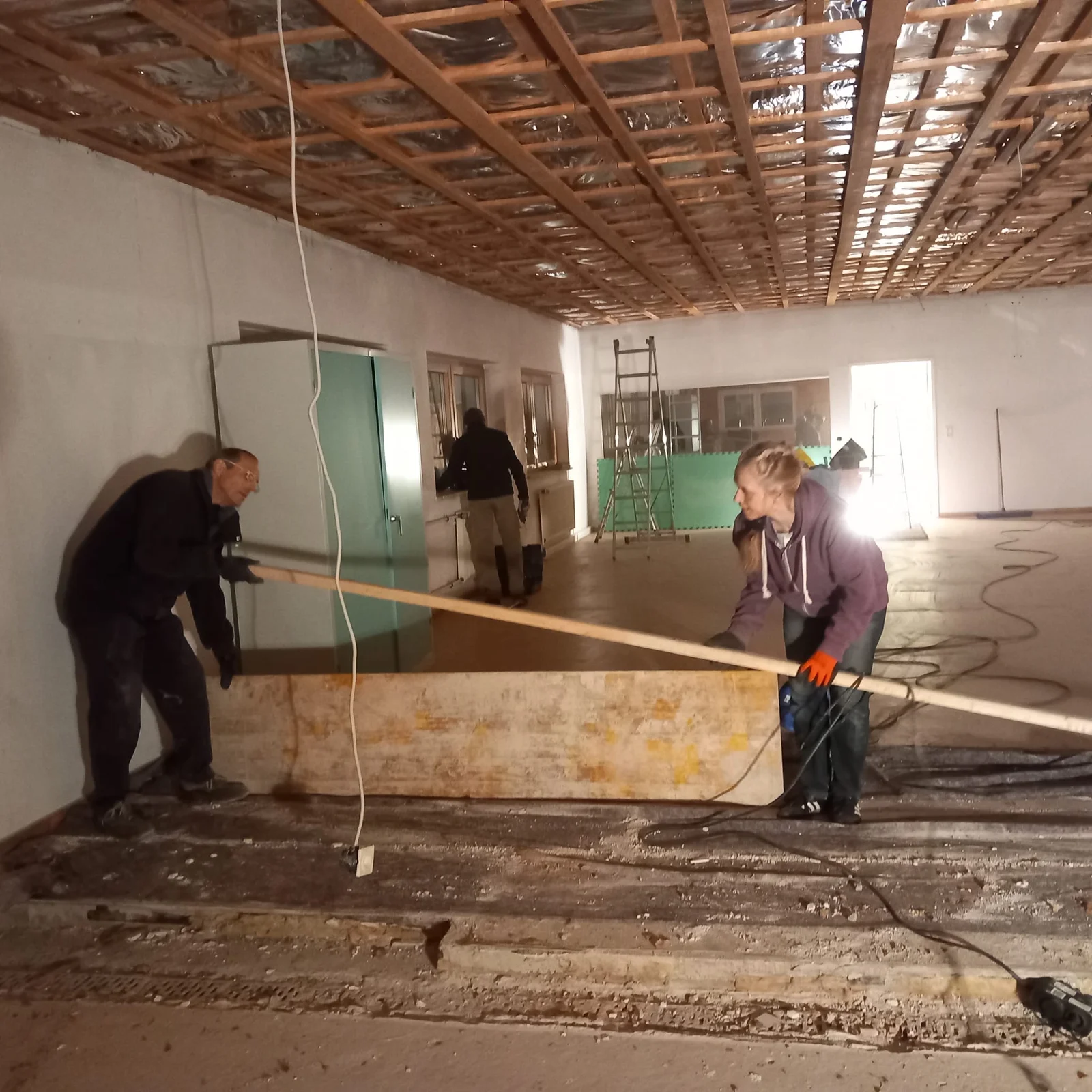 Arbeitseinsatz am Dojo