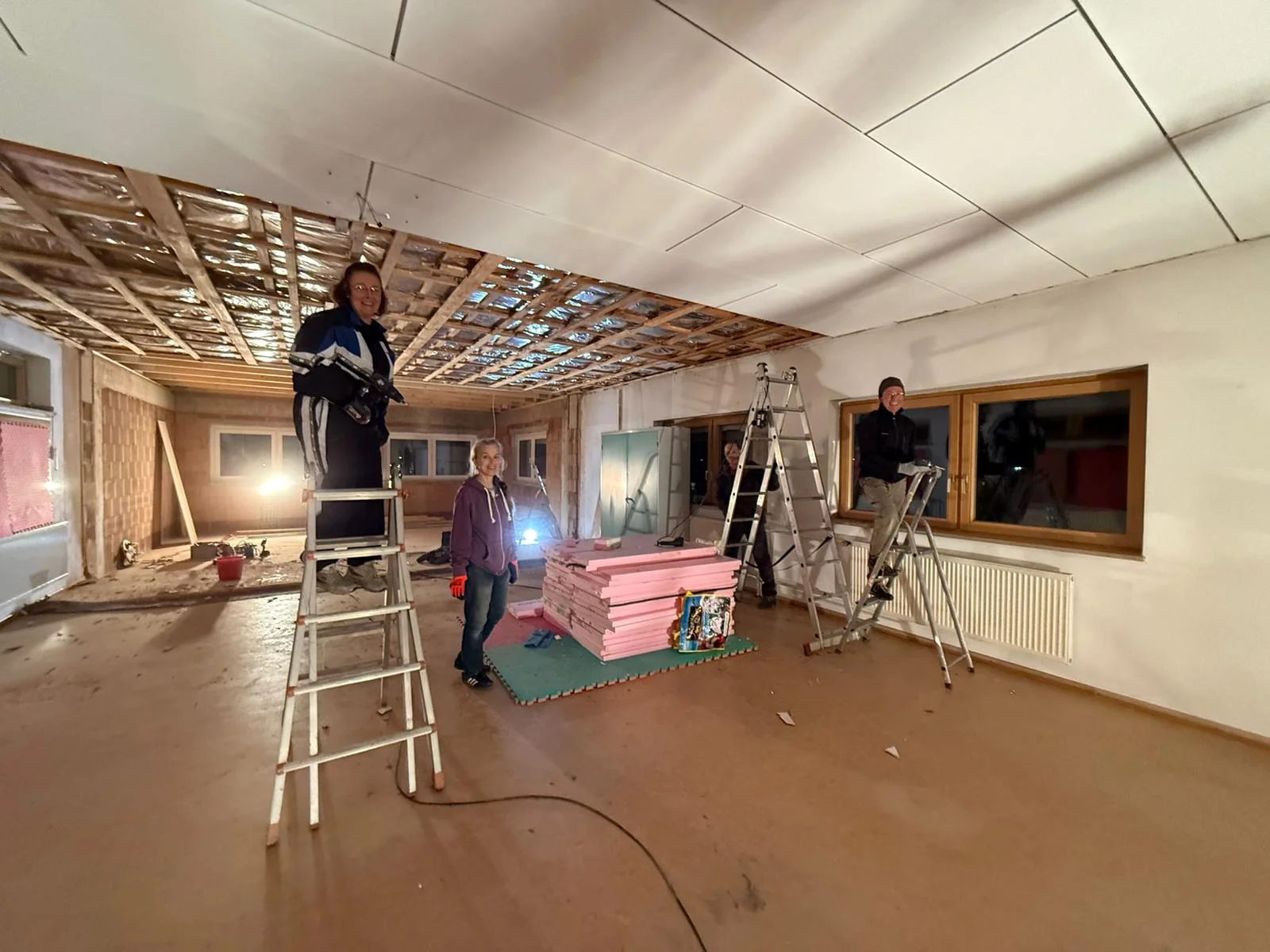 Arbeitseinsatz am Dojo